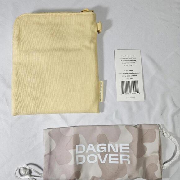 Dagne Dover Handbags - Nwt Dagne dover sky essentials pouch pollen Color. Light Soft Yellow